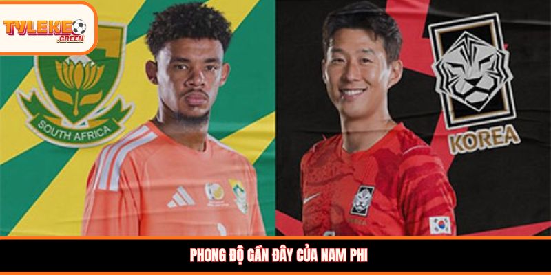 Nam Phi vs Hàn Quốc - phong độ trước trận